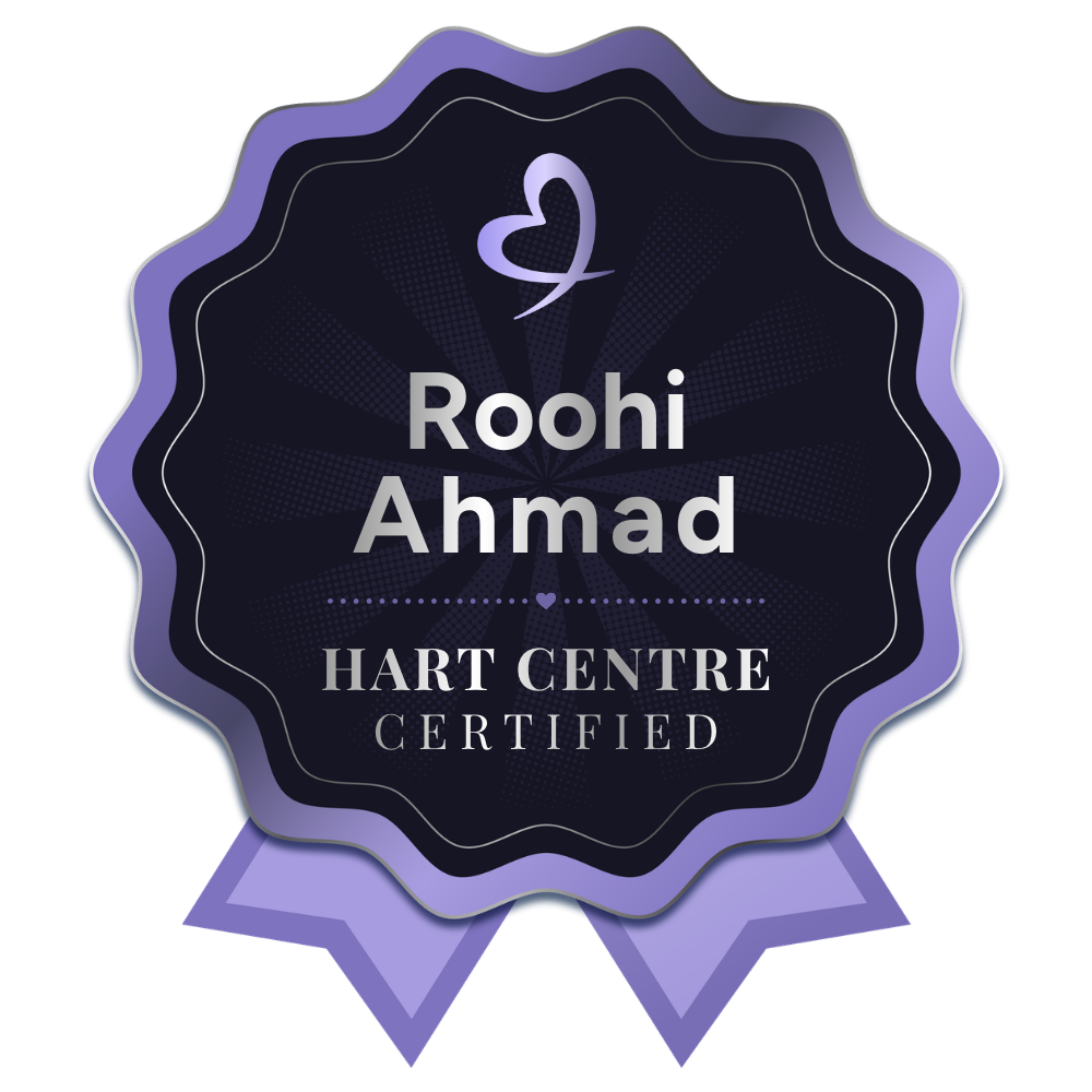 Roohi Ahmad Hart Centre badge
